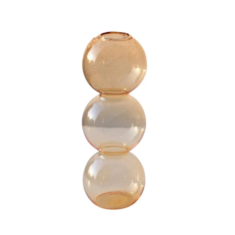 Nordic Bubble Glass Vase for Floral Arrangements