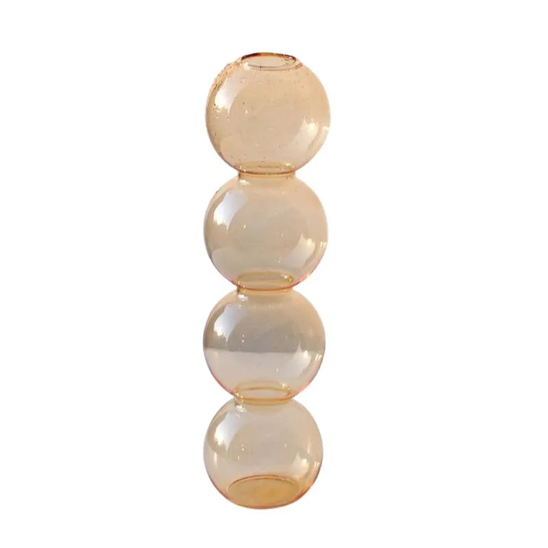 Nordic Bubble Glass Vase for Floral Arrangements