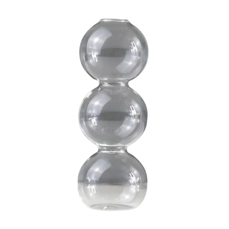 Nordic Bubble Glass Vase for Floral Arrangements
