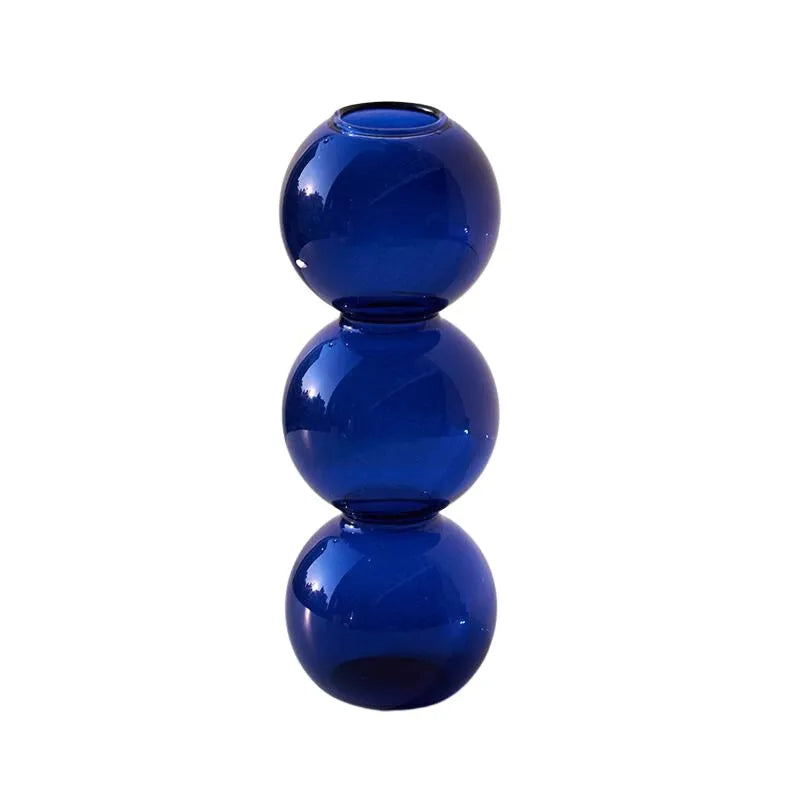 Nordic Bubble Glass Vase for Floral Arrangements