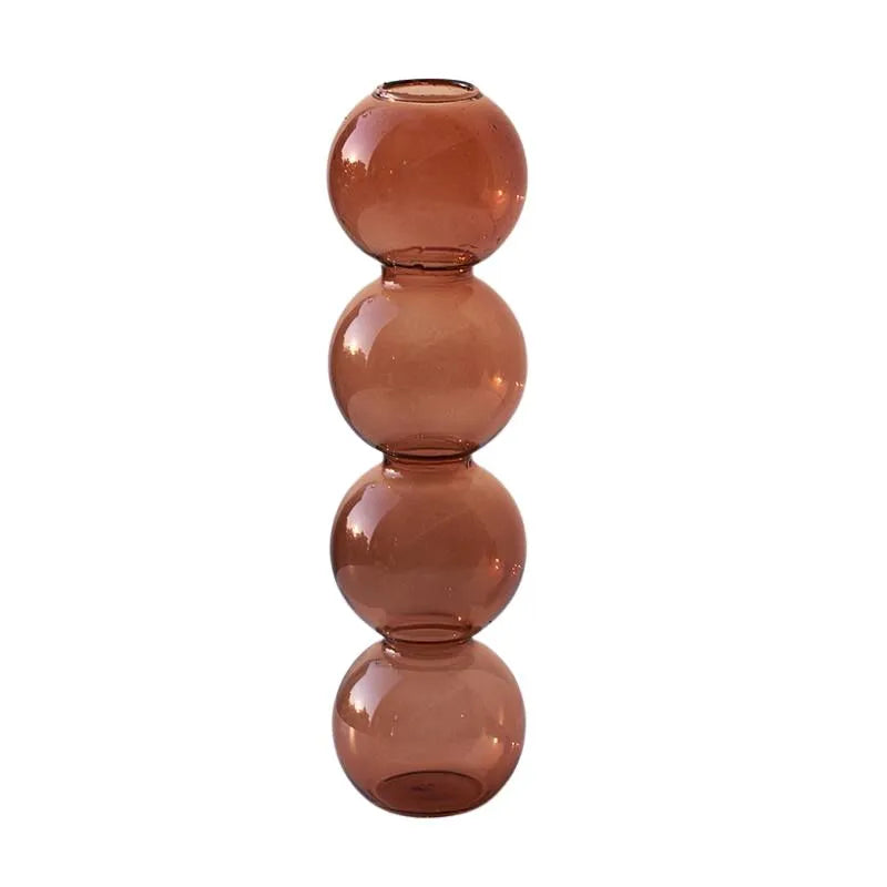 Nordic Bubble Glass Vase for Floral Arrangements
