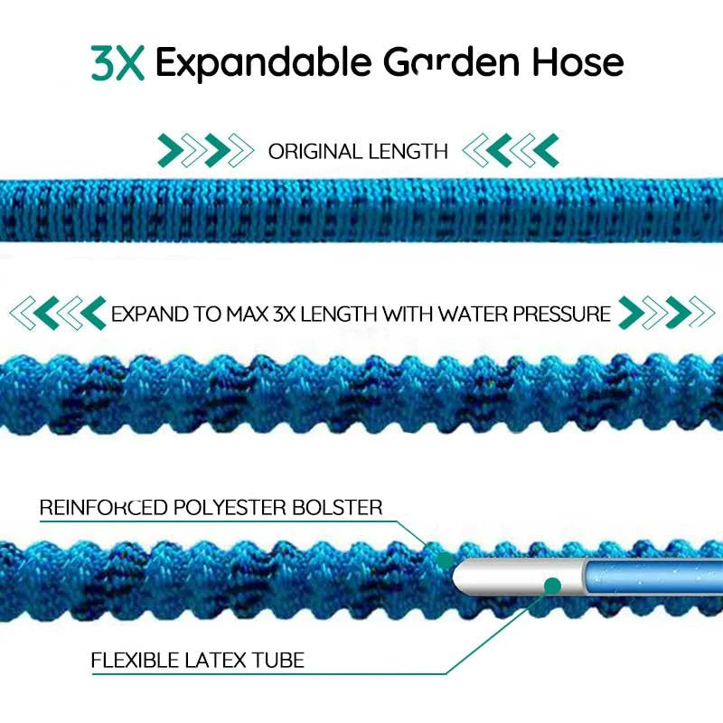 100ft Expandable Flexible Garden Water Hose