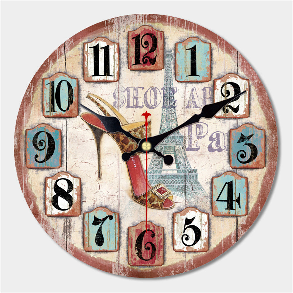 Retro Wall Decorative Clock