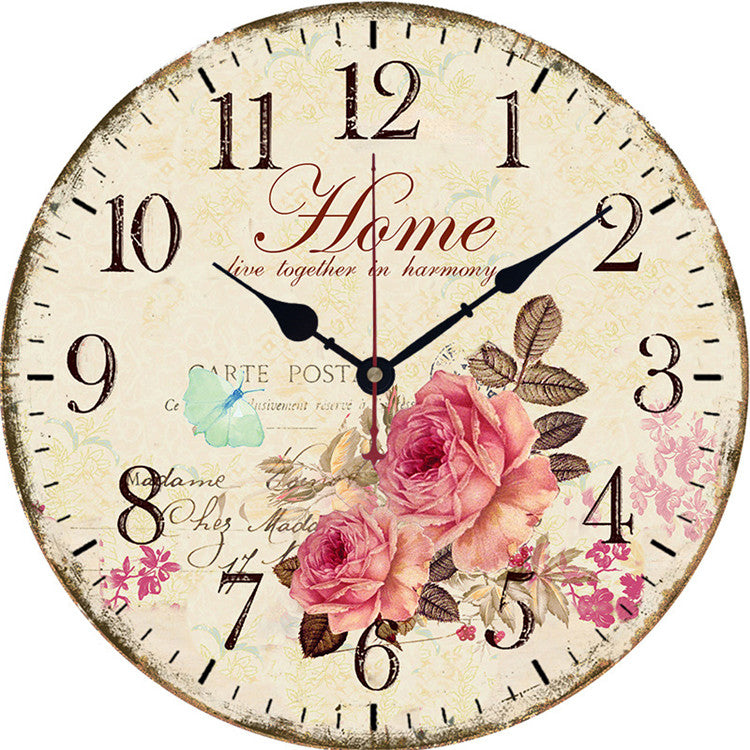 Retro Wall Decorative Clock