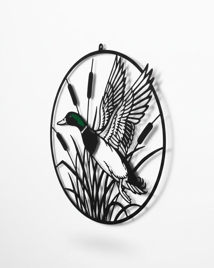 Home Decor Mallard Alloy Wall Art