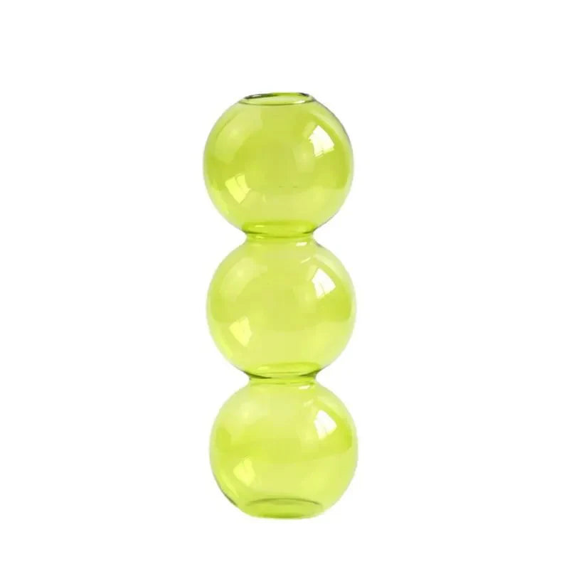 Nordic Bubble Glass Vase for Floral Arrangements