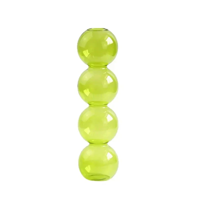Nordic Bubble Glass Vase for Floral Arrangements
