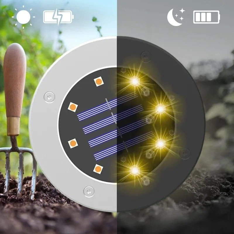 Eco-Friendly Outdoor Solar Garden Stake Lights