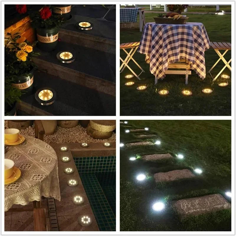 Eco-Friendly Outdoor Solar Garden Stake Lights