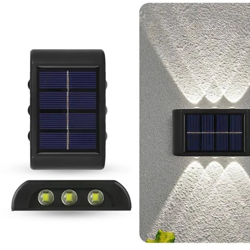 Modern Outdoor Solar Security Wall Lamp