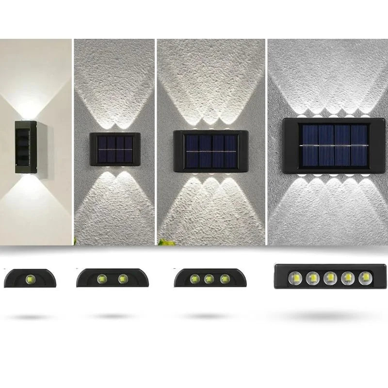 Modern Outdoor Solar Security Wall Lamp