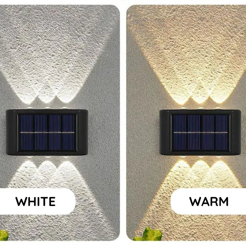 Modern Outdoor Solar Security Wall Lamp