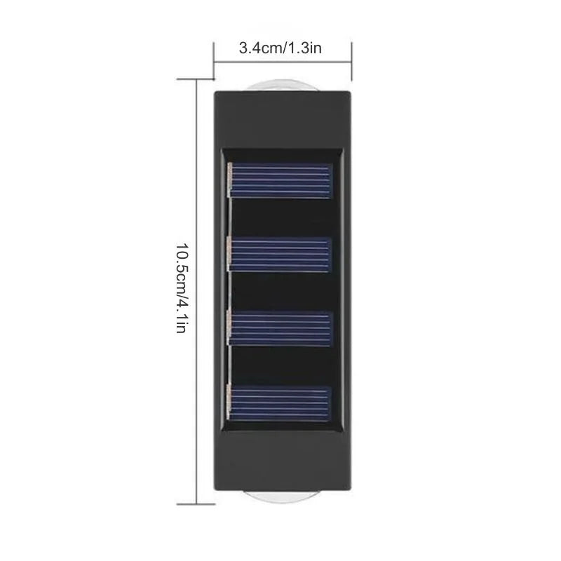 Modern Outdoor Solar Security Wall Lamp