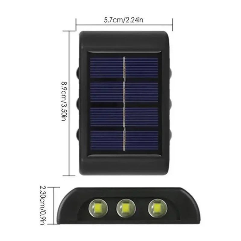 Modern Outdoor Solar Security Wall Lamp