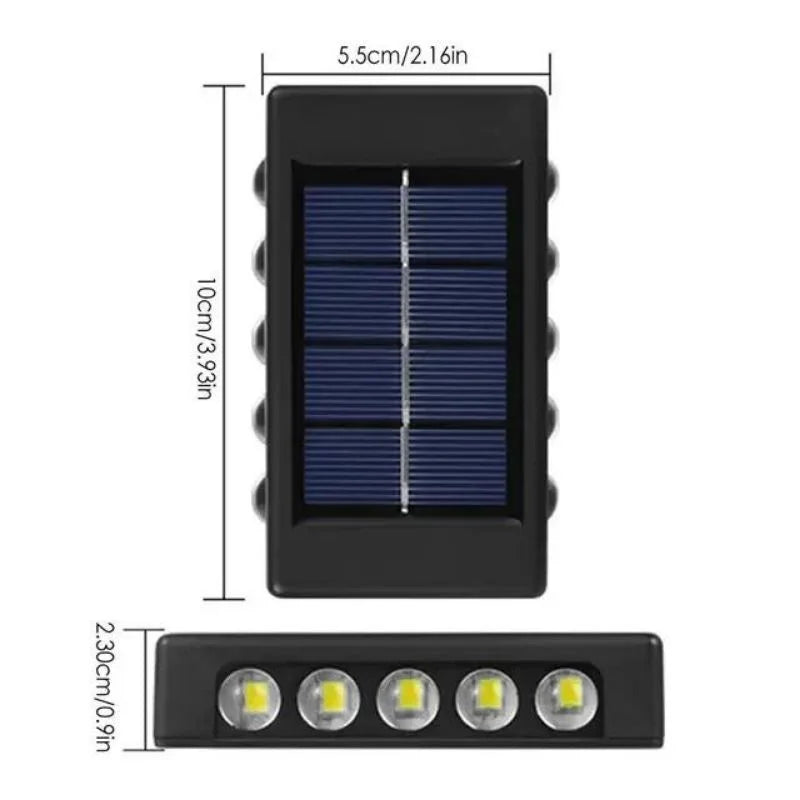 Modern Outdoor Solar Security Wall Lamp