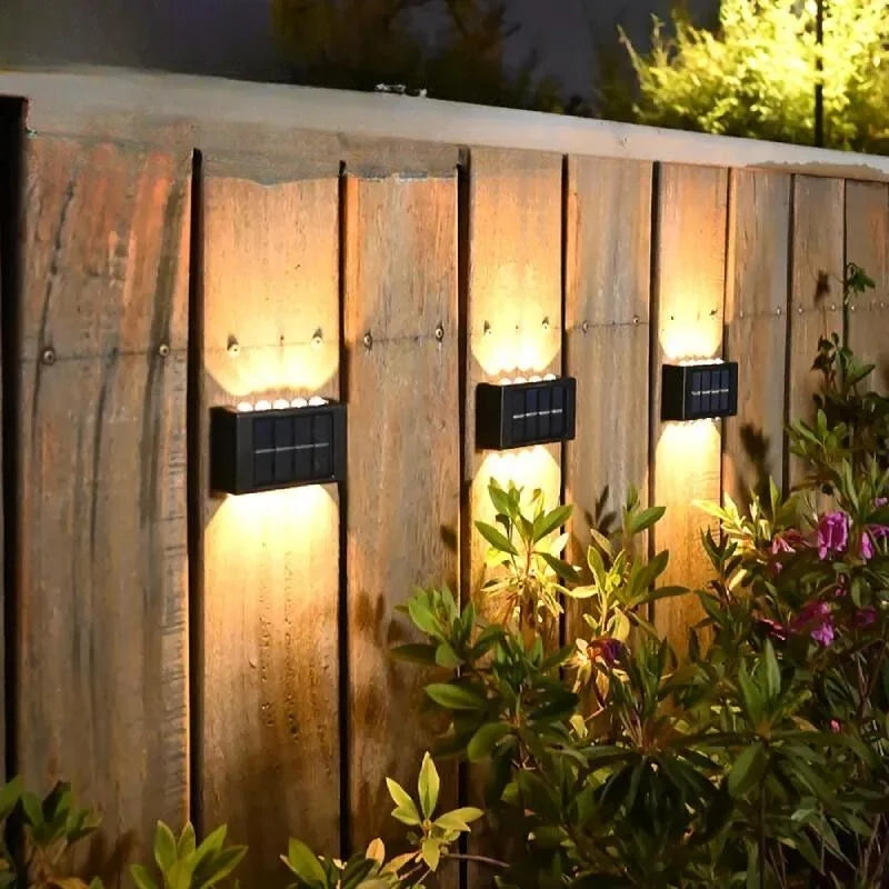 Modern Outdoor Solar Security Wall Lamp