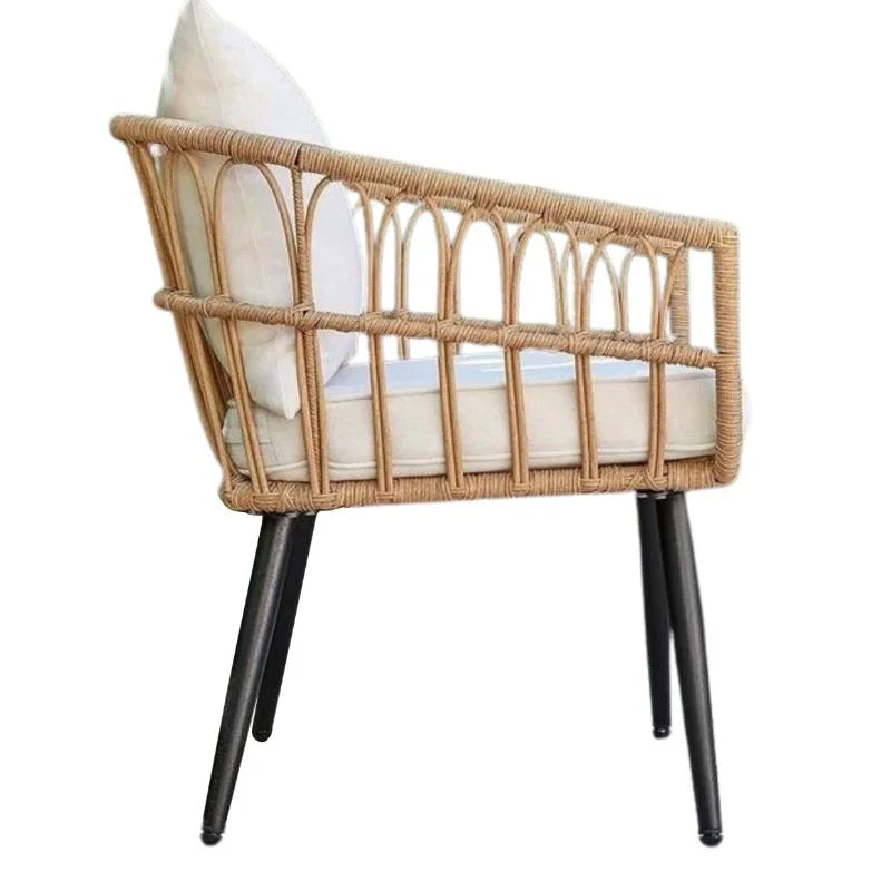 Rattan Garden Cafe Table and Chair Set