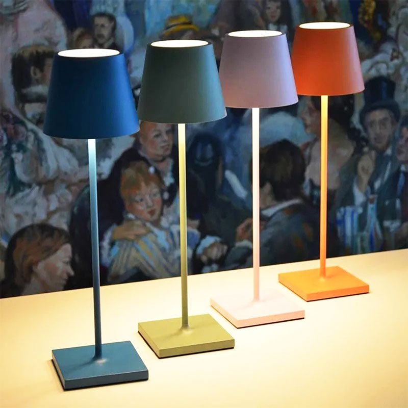 Modern Rechargeable Dimmable LED Cordless Table Lamp