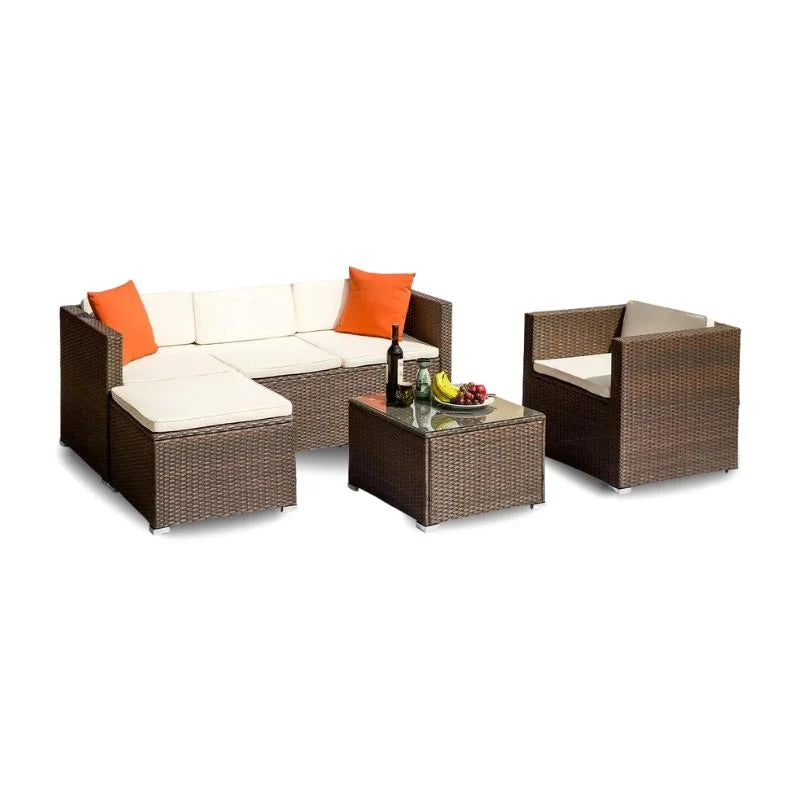 Durable Rattan Outdoor Patio Furniture Set