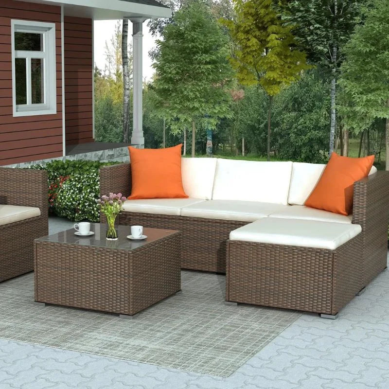 Durable Rattan Outdoor Patio Furniture Set