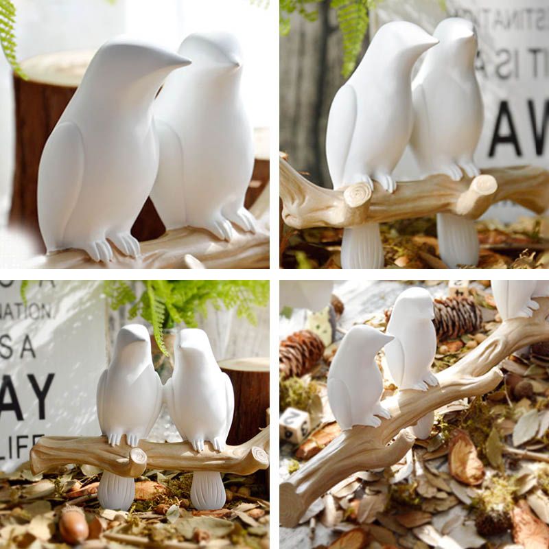 Nature-Inspired Singing Birds Metal Hanger Wall Decoration