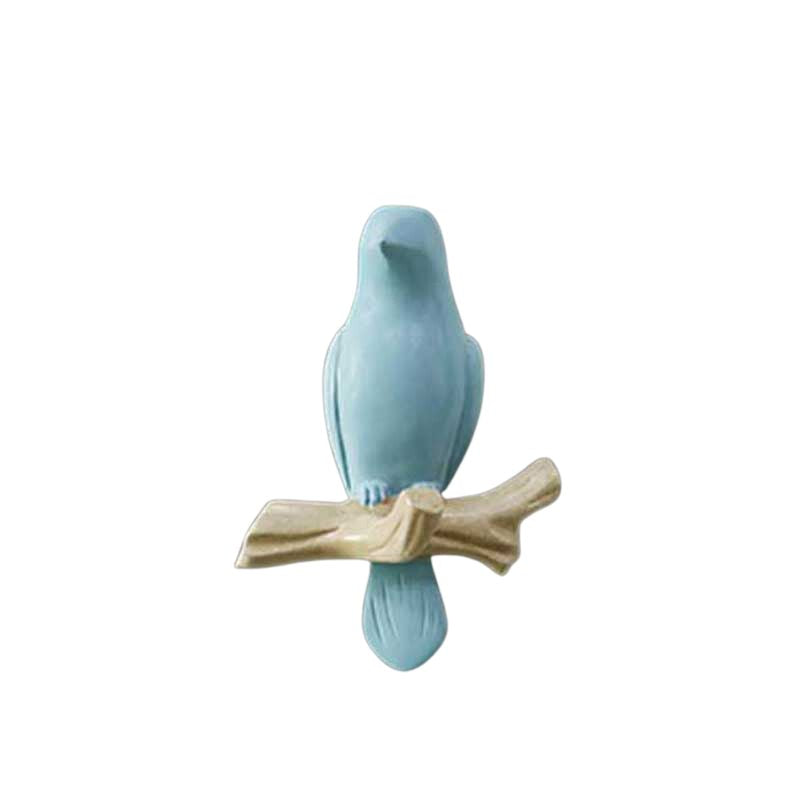 Nature-Inspired Singing Birds Metal Hanger Wall Decoration