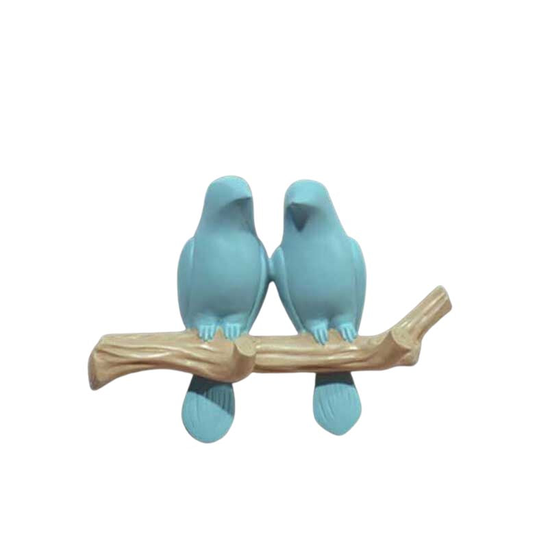 Nature-Inspired Singing Birds Metal Hanger Wall Decoration