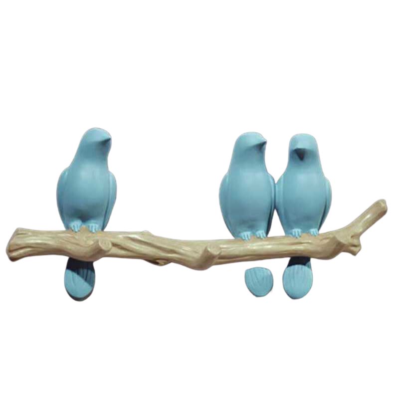 Nature-Inspired Singing Birds Metal Hanger Wall Decoration