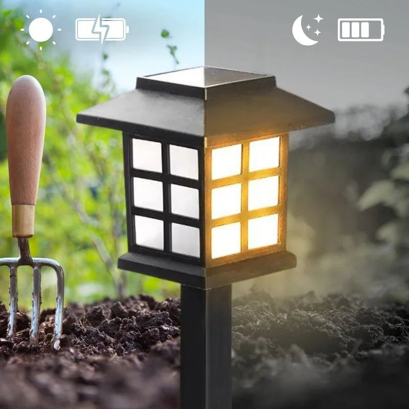 Waterproof Solar Powered Garden Path Lamps