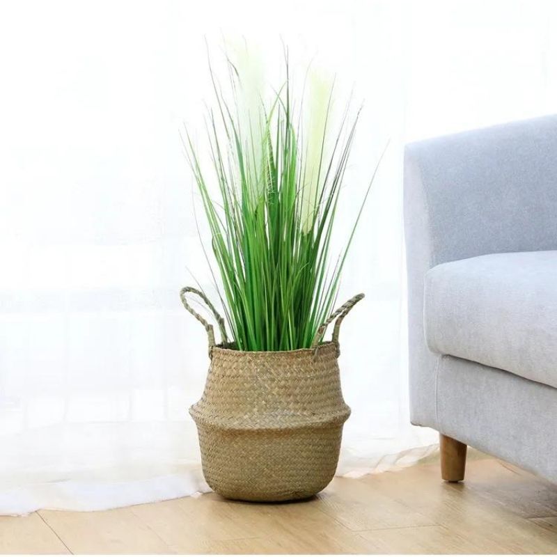 Handwoven Seagrass Universal Flower Basket Planter