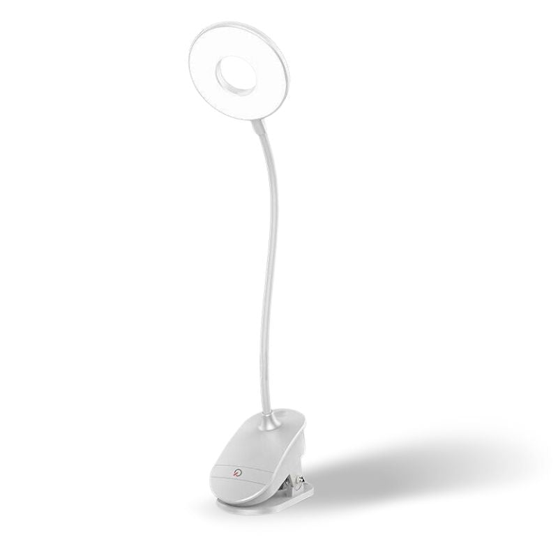 Wireless LED Ring Clip-On Desk Lamp